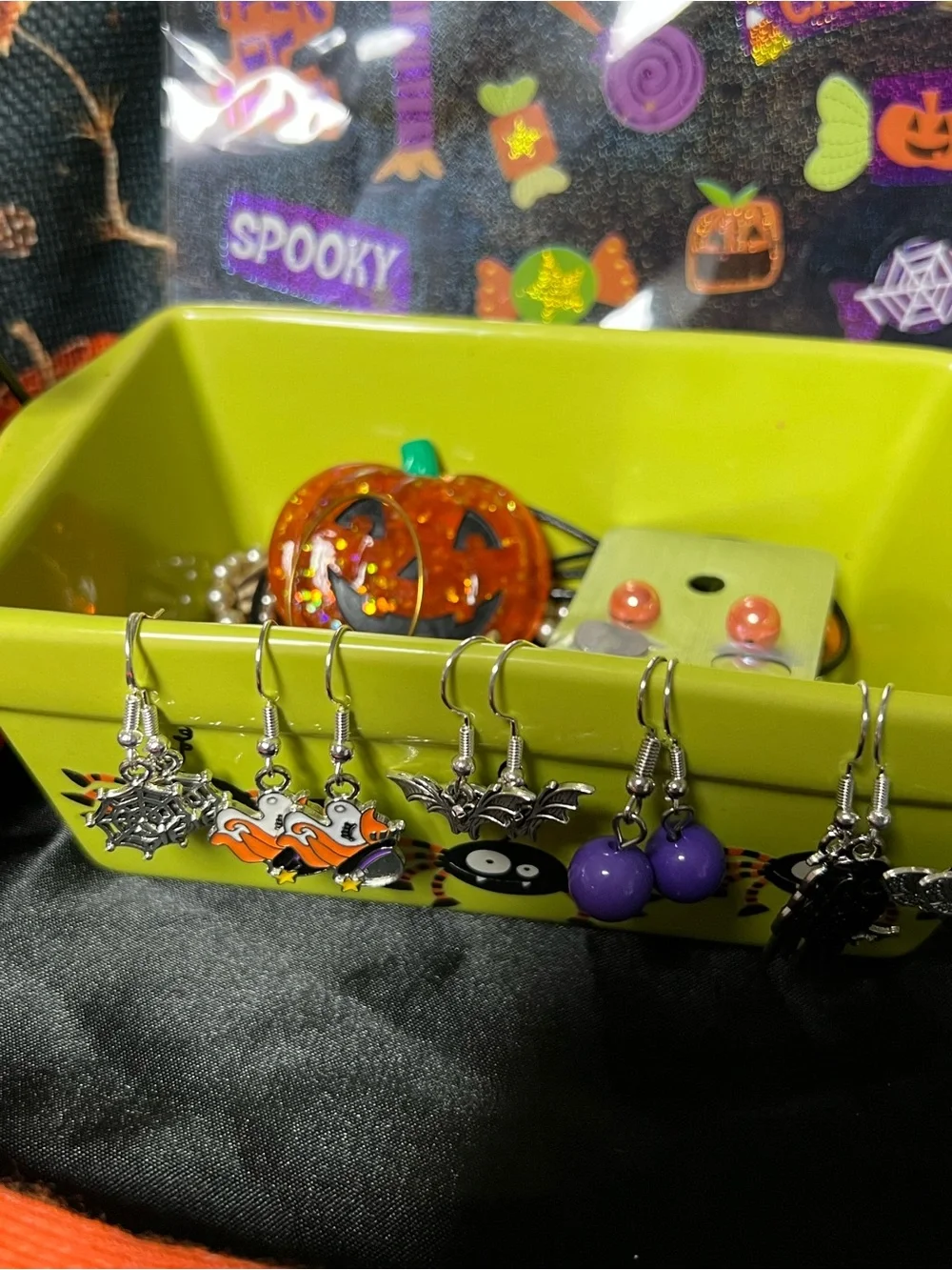 Halloween themed jewelry bundle
